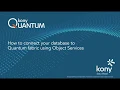 How to Connect your Database to Quantum Fabric using Object Services