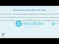 Setting Up Your First Snowflake Account Free Trial step by step signup and initial config