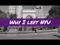 6 REASONS WHY I DROPPED OUT OF NYU