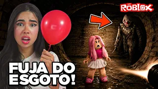 A MISSÃO É FUGIR DO ESGOTO NESSE JOGO DO ROBLOX