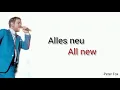 Alles Neu, Peter Fox - Learn German With Music, English Lyrics