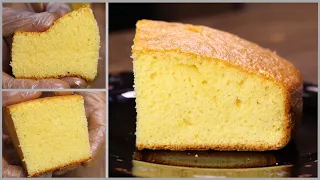 كيكه البرتقال في الخلاط في خمس دقايق كيكة هشه وطريه وبدون فرغات سر إرتفاع الكيك 