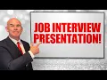 JOB INTERVIEW PRESENTATION How To Give A Brilliant Presentation In An INTERVIEW EXAMPLE INCLUDED