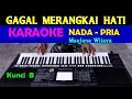 Download Lagu GAGAL MERANGKAI HATI - Maulana Wijaya | KARAOKE Nada Cowok / Pria