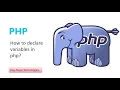 How to declare variables in php PHP Complete Tutorials 2023