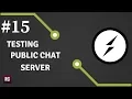 Socket io WebSockets - Testing Join User Message Online Users Events