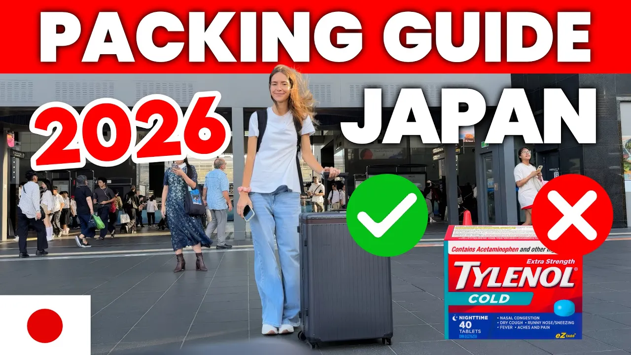 The Ultimate Japan Packing List (2026) 🇯🇵 Don't Make This Mistake!