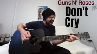 Download Don't Cry - Guns N' Roses [Acoustic Cover by Joel Goguen] MP3