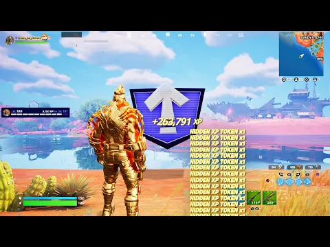 Download MP3 How to LEVEL UP 100 TIMES TODAY in Fortnite Season 3! (EASY)