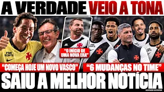 A VERDADE VEIO A TONA ESSA SEGAUNDA NO VASCO! SAIU A MELHOR NOTÍCIA AGORA À TARDE
