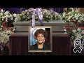 At the tragic FUNERAL of Shirley Caesar Our condolences to the FAMILY of Shirley Caesar