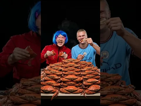 ​Haaland Crab Mukbang Gone Wrong?! 🦀