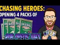 Chasing Heroes Opening 4 Packs of 1990 Upper Deck Baseball Cards