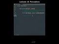 Leetcode 46 Permutations in Python Python Leetcode Python Coding Tutorial Python Coding ASMR