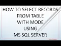 Part10 SQL Select Query In Stored Procedure MS SQL Server for beginners MS SQL Server Tutorials