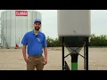 Livestock Feed Bin - 100 Bushel Hopper Bottom Grain Bin