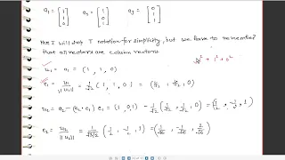 Lecture 18 QR Decomposition using Gram Schmidt Process