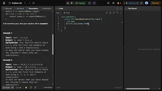 LeetCode 26 Remove Duplicates from Sorted Array Two Pointer Approach Java Solution