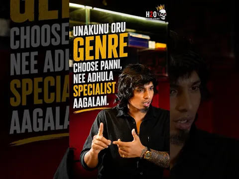 Unakunu oru genre choose panni, nee adhula specialist aagalam #h2otattoostudio