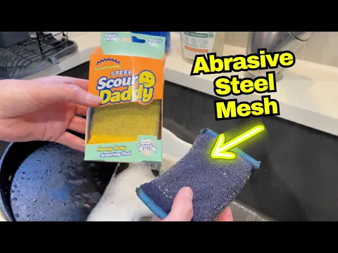 Scrub Daddy Steel Pads Review — Tough or Totally Overhyped? - YouTube thumbnail
