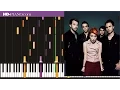 How to play Paramore Decode Piano tutotial 30 speed