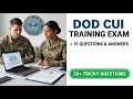 DoD CUI Training Exam 15 Questions and Answers