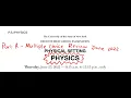 June 2022 Physics Regents Review Part A - 35