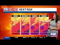 First Alert Weather Day for dangerous heat more afternoon storms