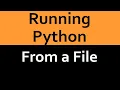 Intro to Python - Running From a File