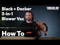 SOLVED Black and Decker Garden Vacuum Leaf Blower How to switch