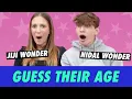 Nidal vs Jiji Wonder - Guess Their Age
