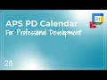 APS PD Calendar - EdTech Quick Tip