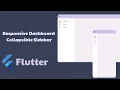 Flutter Tutorial Collapsible Sidebar Design for Admin Dashboard