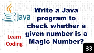 Java Programming How to Check for Magic Numbers