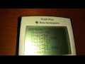 Ti-84 Calculator Tutorial other Buttons Part 2