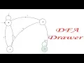 DFA Drawer Finite State Machine Finite Automata using Javascript P5 js node js HTML5