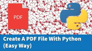 Create A PDF File With Python Easy Way