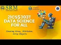 1 5 Creating Array Attributes Array Objects