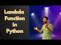 Lambda function in python Python Lambda tutorial in Hindi