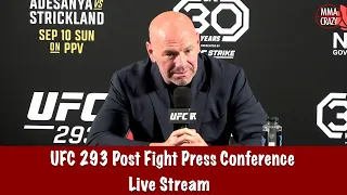 UFC 293 Adesanya vs Strickland Post Fight Press Conference Live Stream
