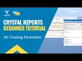 SAP B1 Crystal Reports Tutorial Using Parameters Part 6