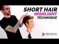 How To Highlight Short Hair Tutorial