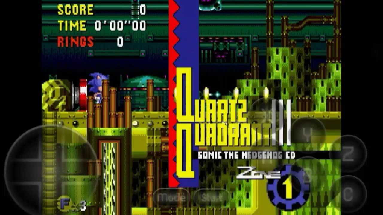 Sonic CD Quartz Quadrant 1 Bad Future in 0:12:56