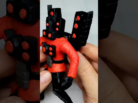I made Titan Speakerman 2.0 FULL VIDEO | witch Polymer Clay #diy #magicalclay #speakerman
