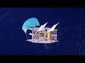 Download Lagu Pilgrim Sailing at Sunset - Aerial view