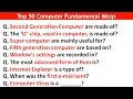 Computer Fundamental MCQ Question and Answers Basic Computer mcq Top 50 Computer Fundamental MCQ