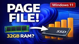 Windows 11 Virtual Memory Explained Setting Page File Size for 32GB RAM Fix Slowdowns