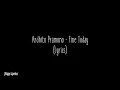 Ardhito Pramono - Fine Today (Lyrics)