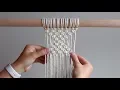 MACRAME SHAPES SERIES - Triangle Pattern Using Square Knots