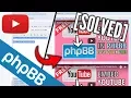 How to Embed YouTube in phpBB using Only